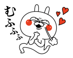 Rabbit expression is too rich 2 sticker #11430813