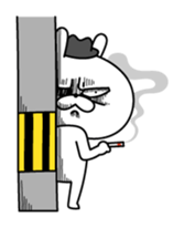 Rabbit expression is too rich 2 sticker #11430816