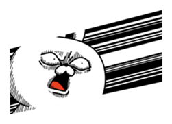 Rabbit expression is too rich 2 sticker #11430820