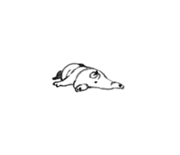 Melancholy Pug 2 sticker #11431540