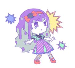 Yume-kawaii girl sticker #11432593