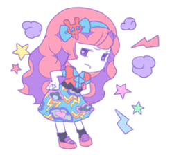 Yume-kawaii girl sticker #11432599