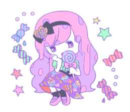 Yume-kawaii girl sticker #11432601