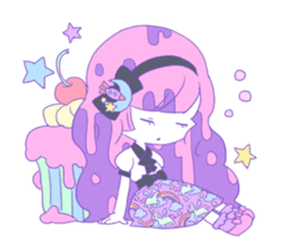 Yume-kawaii girl sticker #11432604