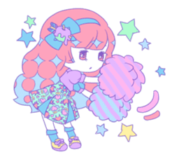 Yume-kawaii girl sticker #11432607