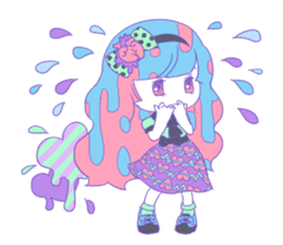 Yume-kawaii girl sticker #11432608