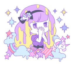 Yume-kawaii girl sticker #11432612