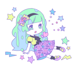 Yume-kawaii girl sticker #11432613
