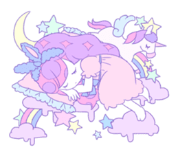 Yume-kawaii girl sticker #11432614