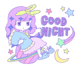 Yume-kawaii girl sticker #11432616