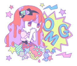 Yume-kawaii girl sticker #11432625