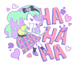 Yume-kawaii girl sticker #11432626