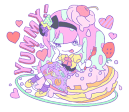 Yume-kawaii girl sticker #11432628