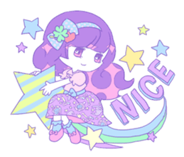 Yume-kawaii girl sticker #11432629