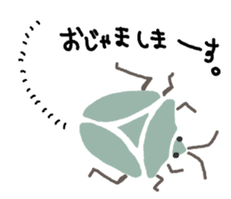 Message from insects sticker #11433149