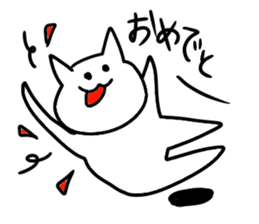 blah blah blah cat sticker #11433152