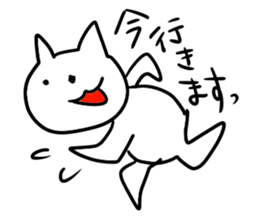 blah blah blah cat sticker #11433156