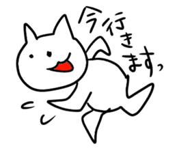 blah blah blah cat sticker #11433156