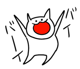 blah blah blah cat sticker #11433157