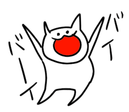 blah blah blah cat sticker #11433157