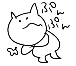 blah blah blah cat sticker #11433158