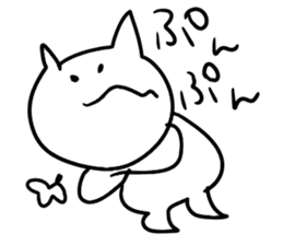 blah blah blah cat sticker #11433158