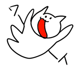 blah blah blah cat sticker #11433161