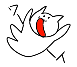 blah blah blah cat sticker #11433161