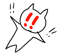 blah blah blah cat sticker #11433164