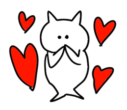 blah blah blah cat sticker #11433167