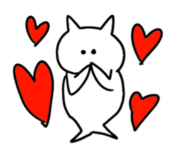 blah blah blah cat sticker #11433167