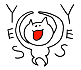 blah blah blah cat sticker #11433169