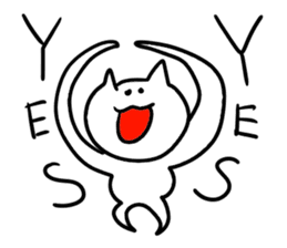 blah blah blah cat sticker #11433169