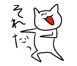 blah blah blah cat sticker #11433173