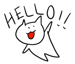 blah blah blah cat sticker #11433178