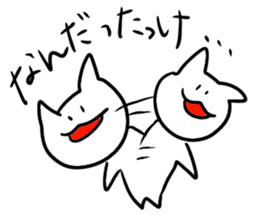 blah blah blah cat sticker #11433179