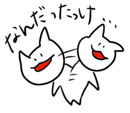 blah blah blah cat sticker #11433179