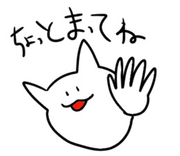 blah blah blah cat sticker #11433183