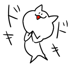 blah blah blah cat sticker #11433184