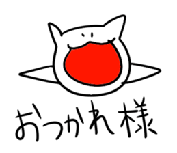 blah blah blah cat sticker #11433188