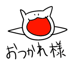 blah blah blah cat sticker #11433188