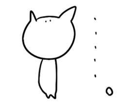 blah blah blah cat sticker #11433191