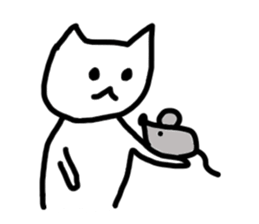 the ordinary cat sticker #11433289