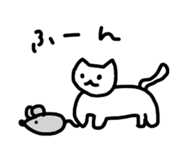 the ordinary cat sticker #11433290