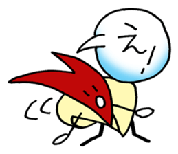 bento apple rabbit sticker #11433324