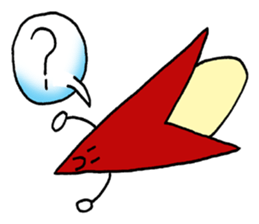 bento apple rabbit sticker #11433328