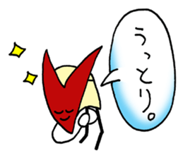 bento apple rabbit sticker #11433329