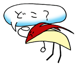 bento apple rabbit sticker #11433335