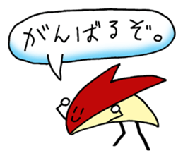 bento apple rabbit sticker #11433342