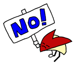 bento apple rabbit sticker #11433347